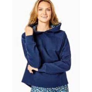 Addison Bay Hamilton Hoodie with‎ Navy Courtside Floral Hood NWT Size XS